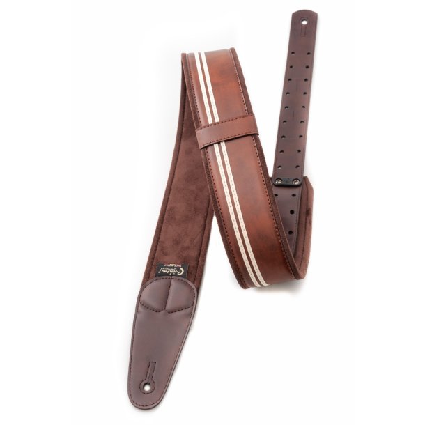 RightOn! Guitar Strap Race-60 Brown